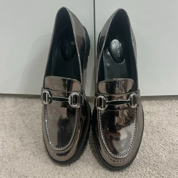 Bandolino Gray Franny Lug Loafer Women’s Size 7.5 - Picture 4 of 8